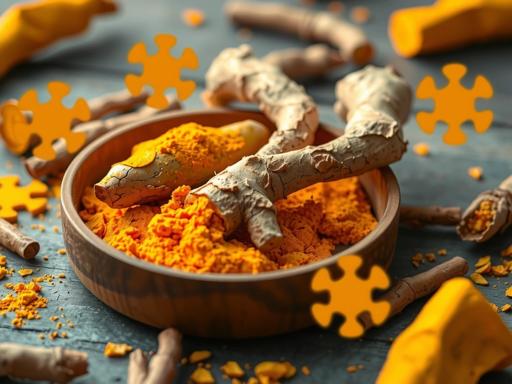 Organic turmeric with anti-inflammatory properties